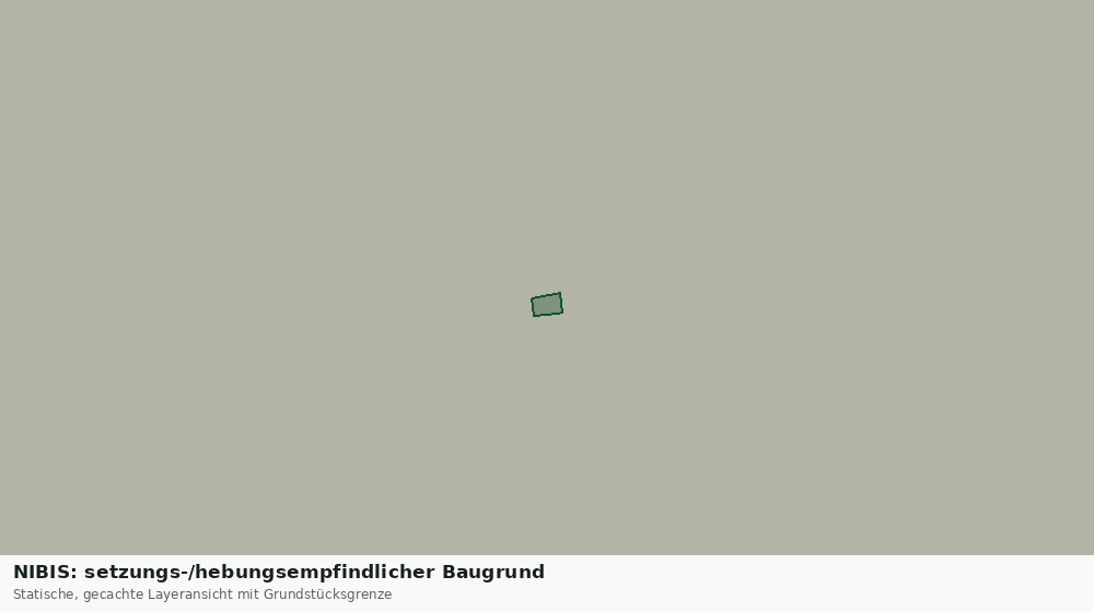 Statische Kartenansicht: NIBIS: setzungs-/hebungsempfindlicher Baugrund