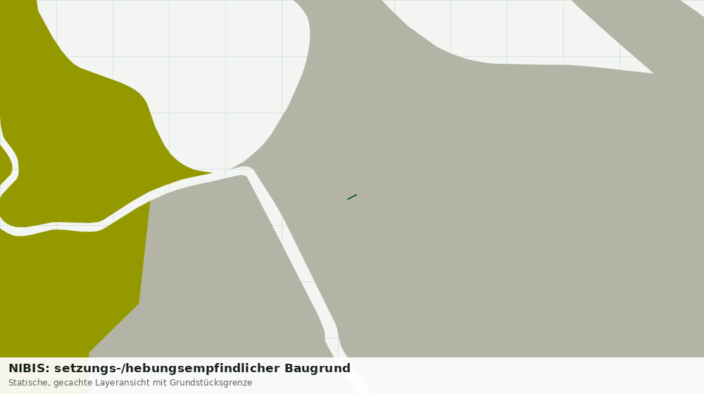 Statische Kartenansicht: NIBIS: setzungs-/hebungsempfindlicher Baugrund