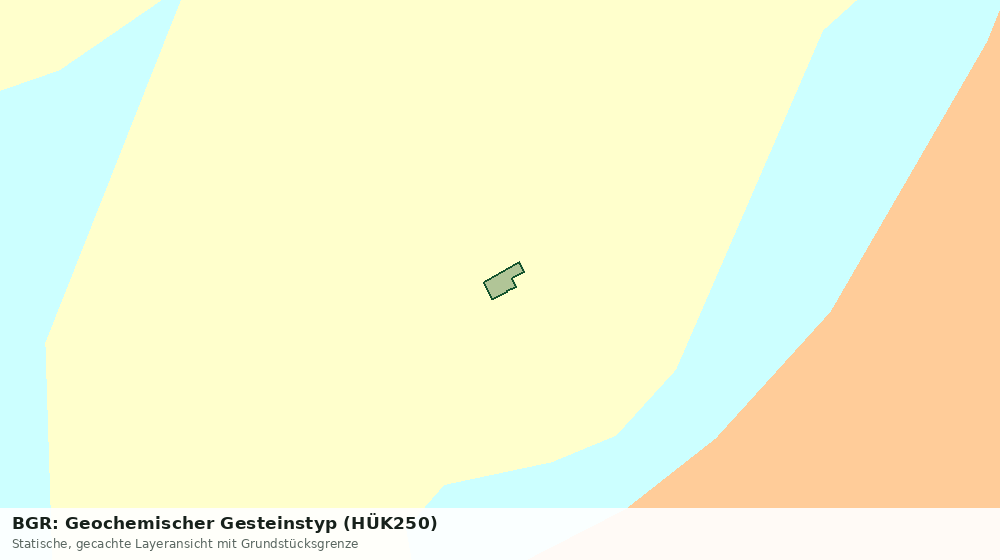 Statische Kartenansicht: BGR: Geochemischer Gesteinstyp (HÜK250)