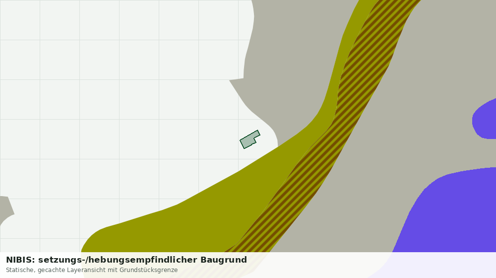 Statische Kartenansicht: NIBIS: setzungs-/hebungsempfindlicher Baugrund