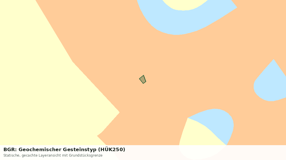 Statische Kartenansicht: BGR: Geochemischer Gesteinstyp (HÜK250)