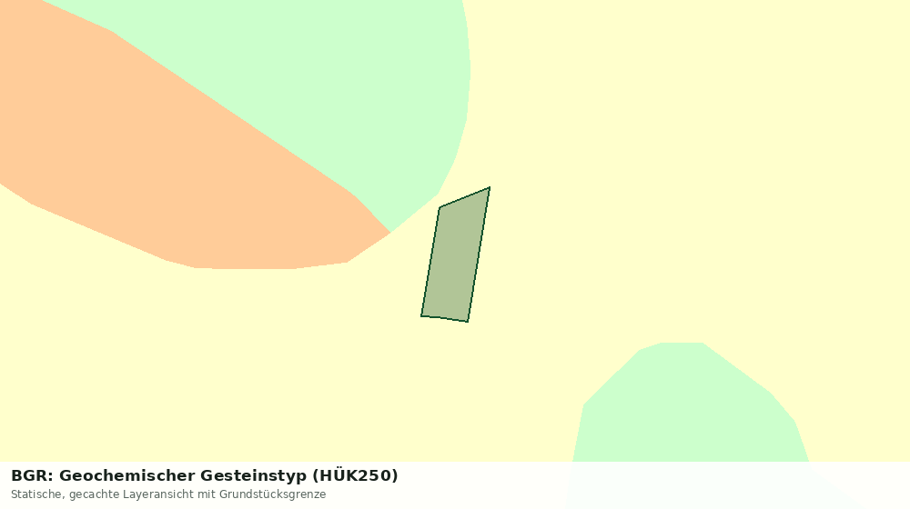 Statische Kartenansicht: BGR: Geochemischer Gesteinstyp (HÜK250)