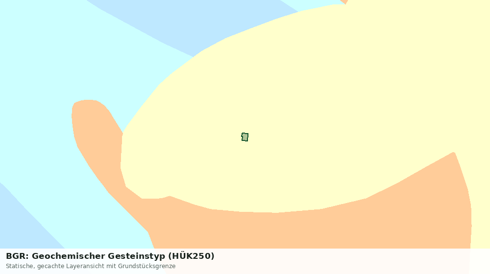 Statische Kartenansicht: BGR: Geochemischer Gesteinstyp (HÜK250)