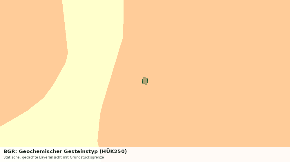 Statische Kartenansicht: BGR: Geochemischer Gesteinstyp (HÜK250)