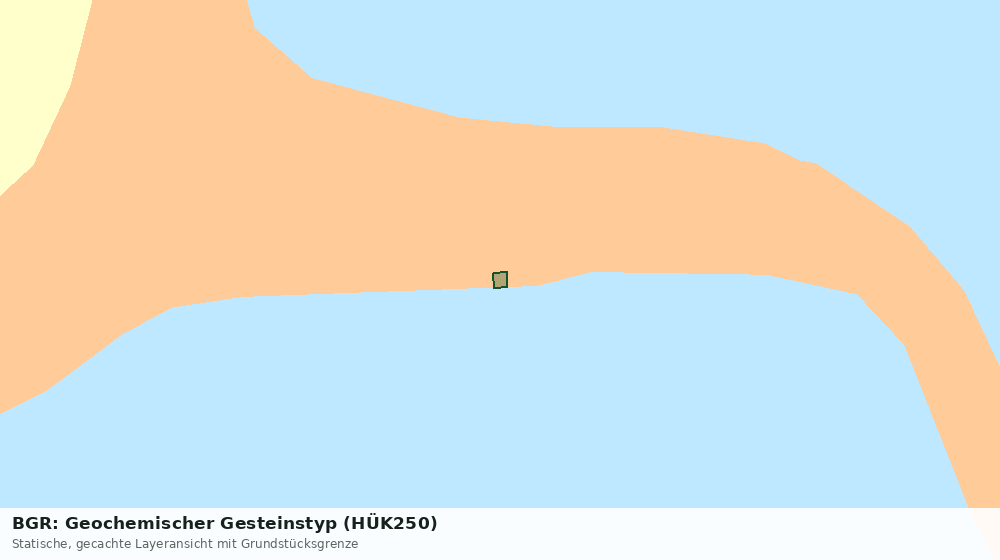 Statische Kartenansicht: BGR: Geochemischer Gesteinstyp (HÜK250)