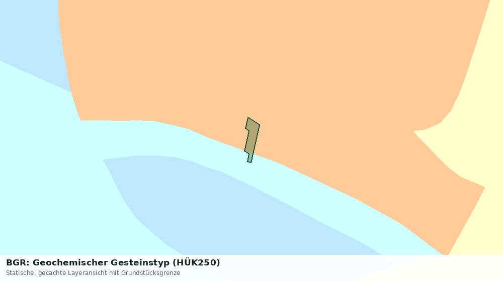 Statische Kartenansicht: BGR: Geochemischer Gesteinstyp (HÜK250)