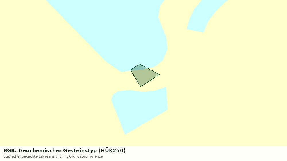 Statische Kartenansicht: BGR: Geochemischer Gesteinstyp (HÜK250)