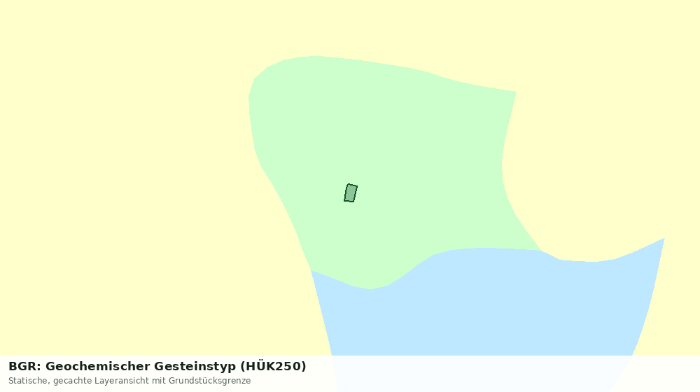 Statische Kartenansicht: BGR: Geochemischer Gesteinstyp (HÜK250)