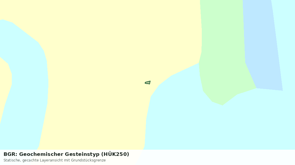 Statische Kartenansicht: BGR: Geochemischer Gesteinstyp (HÜK250)
