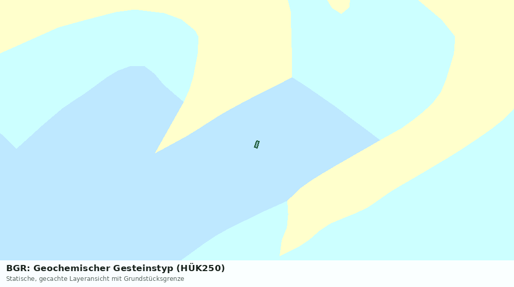 Statische Kartenansicht: BGR: Geochemischer Gesteinstyp (HÜK250)