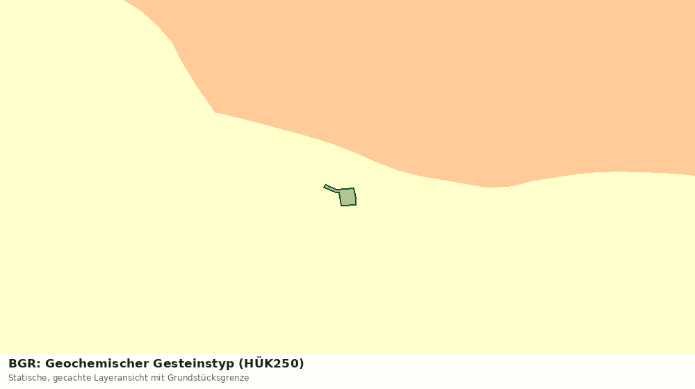 Statische Kartenansicht: BGR: Geochemischer Gesteinstyp (HÜK250)