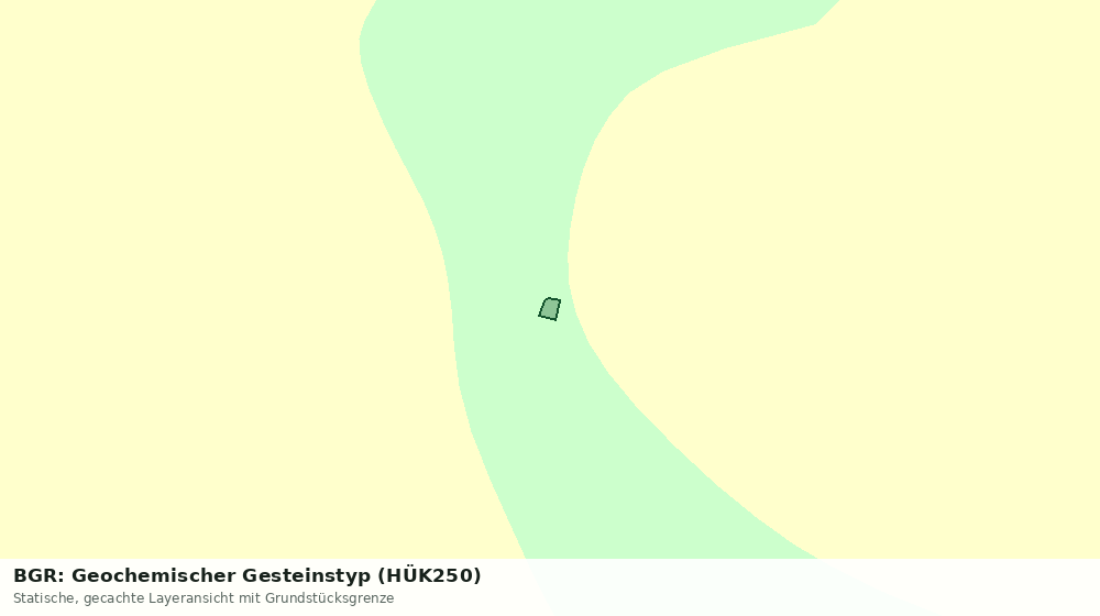 Statische Kartenansicht: BGR: Geochemischer Gesteinstyp (HÜK250)