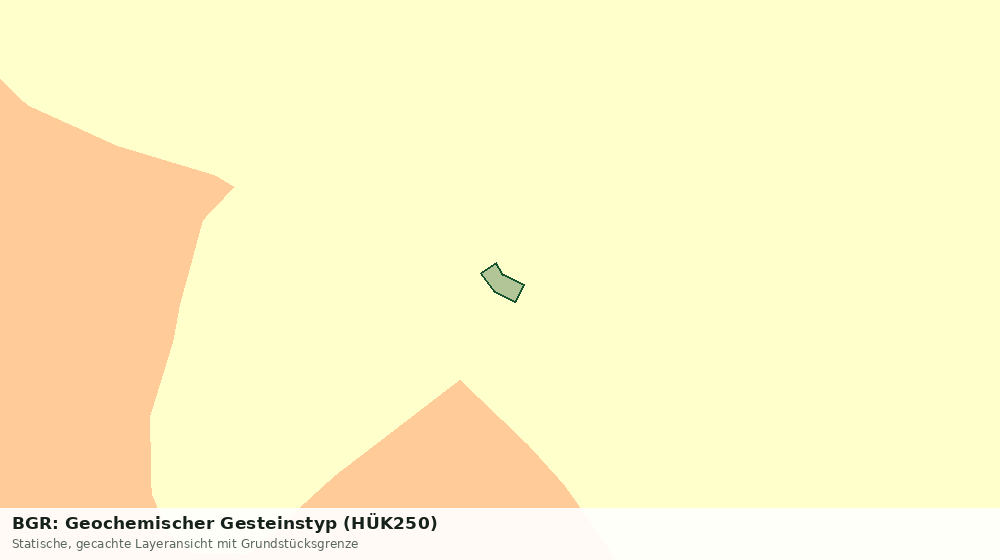 Statische Kartenansicht: BGR: Geochemischer Gesteinstyp (HÜK250)