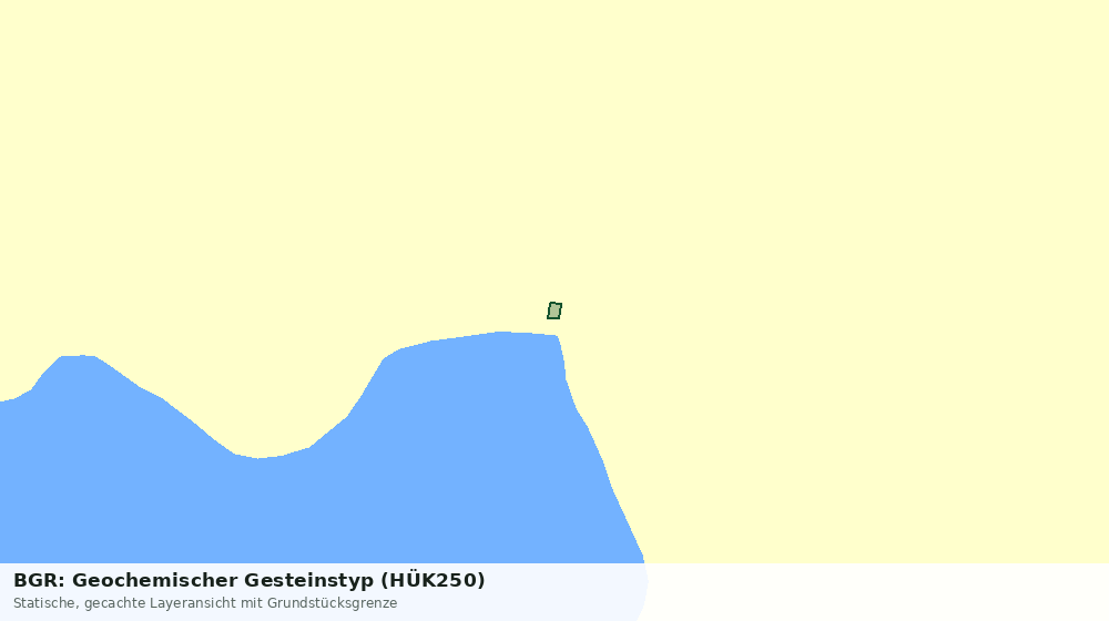 Statische Kartenansicht: BGR: Geochemischer Gesteinstyp (HÜK250)