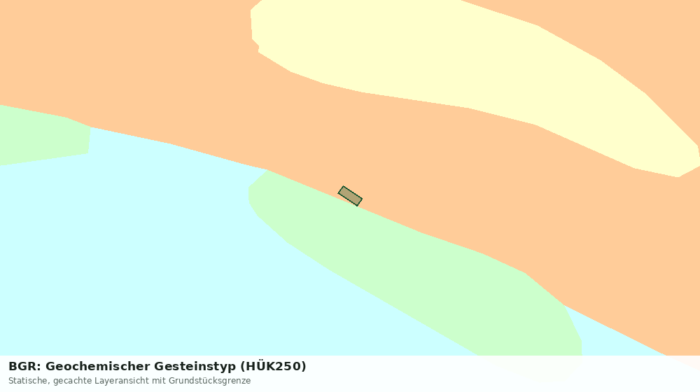 Statische Kartenansicht: BGR: Geochemischer Gesteinstyp (HÜK250)