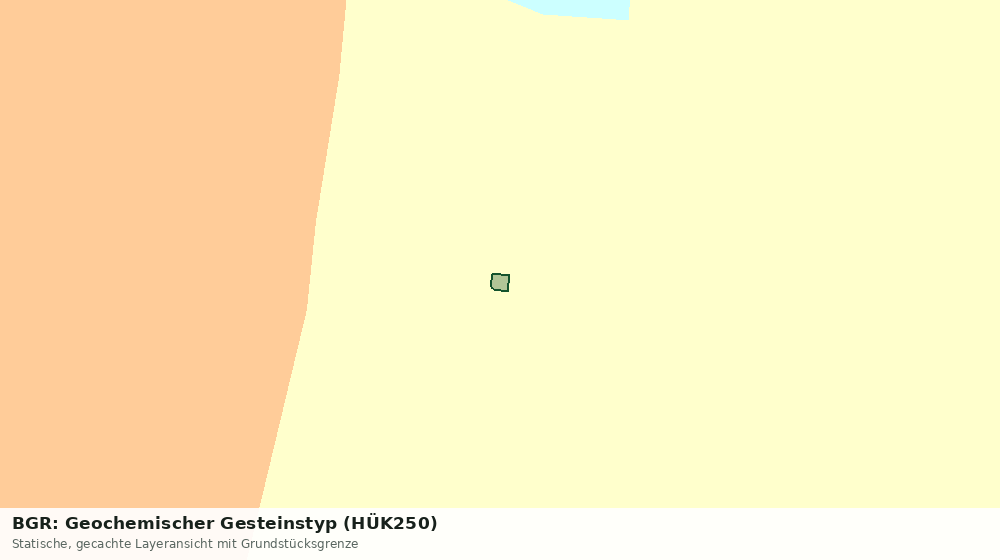 Statische Kartenansicht: BGR: Geochemischer Gesteinstyp (HÜK250)