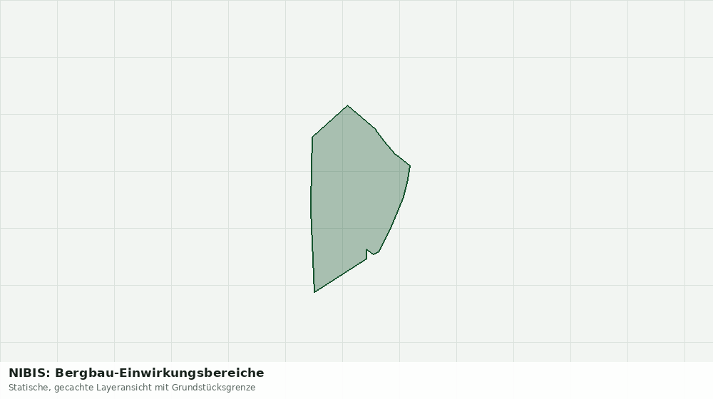 Statische Kartenansicht: NIBIS: Bergbau-Einwirkungsbereiche