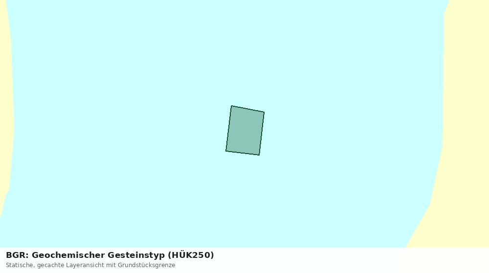 Statische Kartenansicht: BGR: Geochemischer Gesteinstyp (HÜK250)