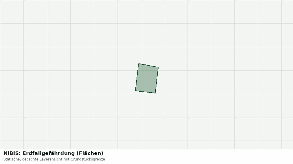 Statische Kartenansicht: NIBIS: Erdfallgefährdung (Flächen)