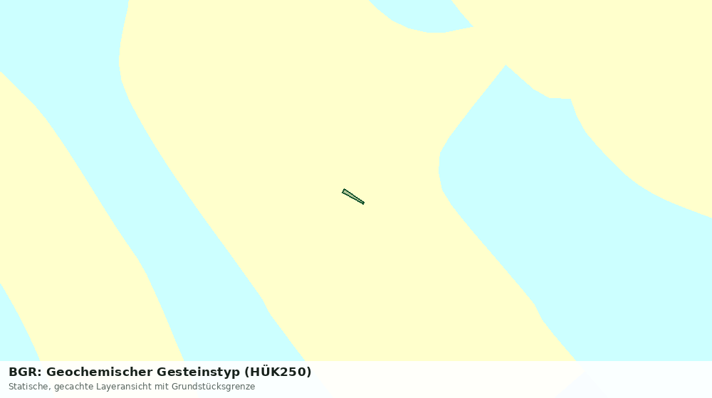 Statische Kartenansicht: BGR: Geochemischer Gesteinstyp (HÜK250)