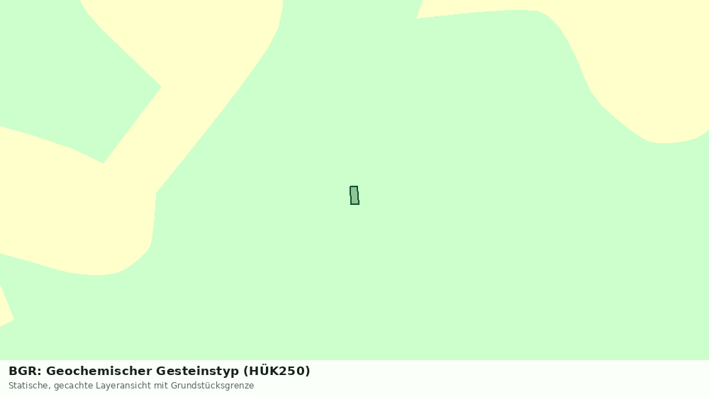 Statische Kartenansicht: BGR: Geochemischer Gesteinstyp (HÜK250)
