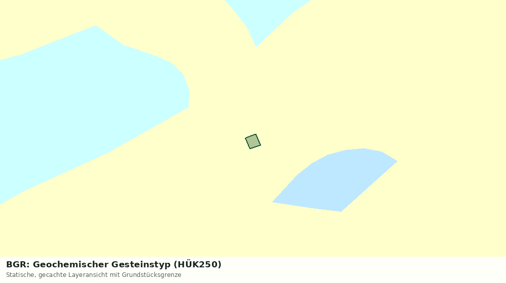 Statische Kartenansicht: BGR: Geochemischer Gesteinstyp (HÜK250)