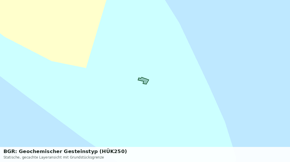 Statische Kartenansicht: BGR: Geochemischer Gesteinstyp (HÜK250)
