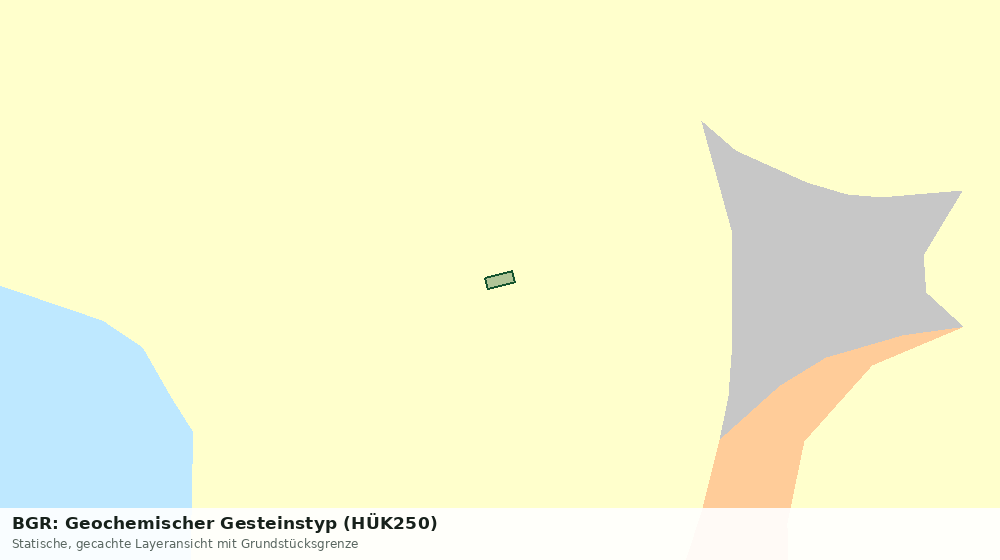 Statische Kartenansicht: BGR: Geochemischer Gesteinstyp (HÜK250)