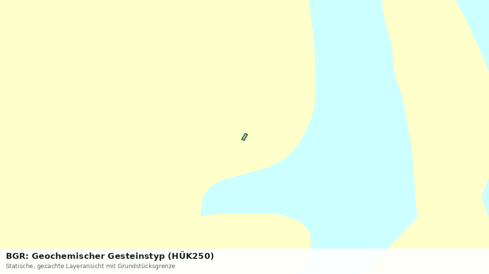 Statische Kartenansicht: BGR: Geochemischer Gesteinstyp (HÜK250)