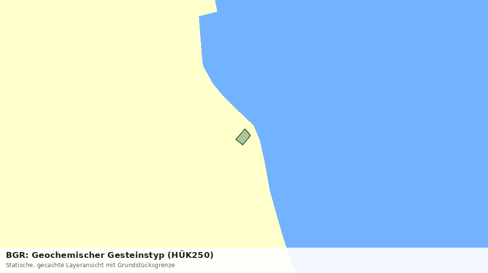 Statische Kartenansicht: BGR: Geochemischer Gesteinstyp (HÜK250)