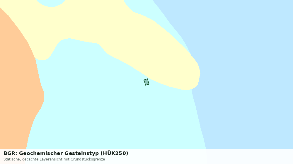 Statische Kartenansicht: BGR: Geochemischer Gesteinstyp (HÜK250)
