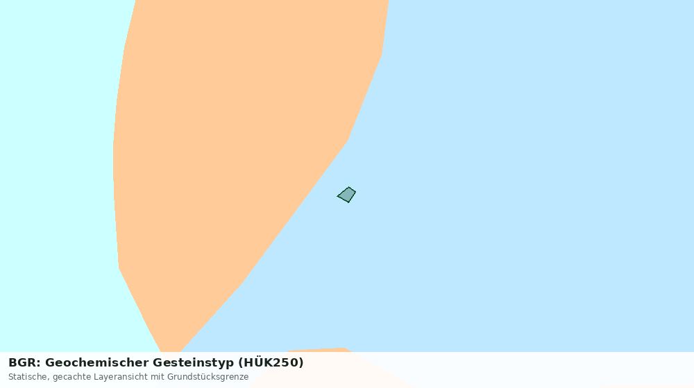 Statische Kartenansicht: BGR: Geochemischer Gesteinstyp (HÜK250)