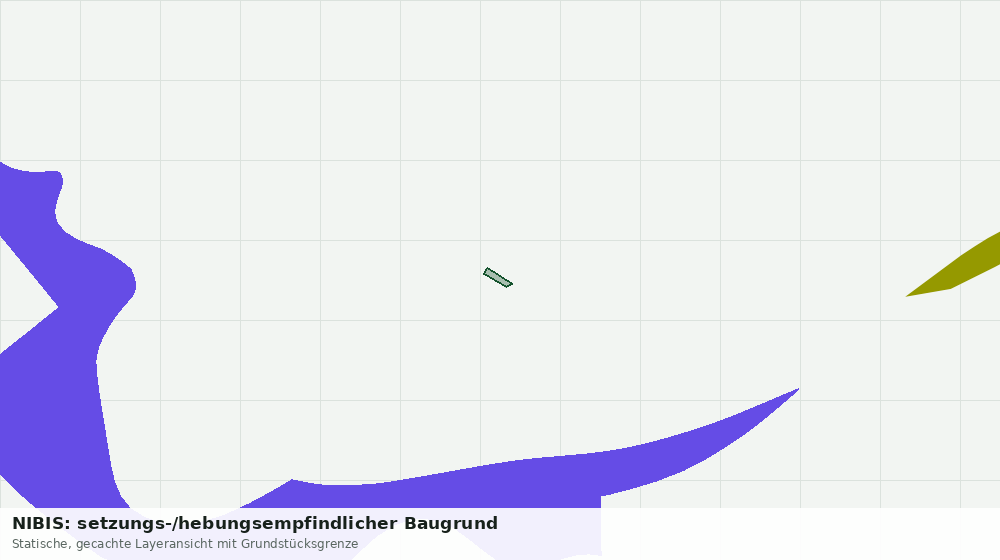 Statische Kartenansicht: NIBIS: setzungs-/hebungsempfindlicher Baugrund