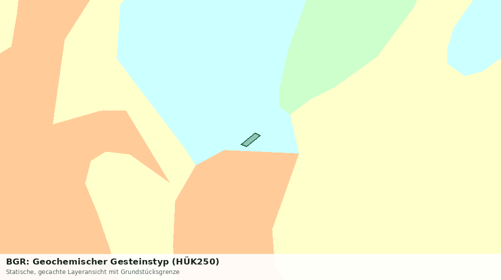 Statische Kartenansicht: BGR: Geochemischer Gesteinstyp (HÜK250)