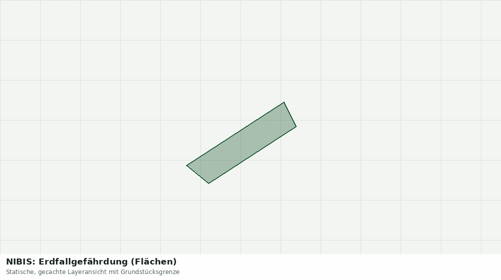 Statische Kartenansicht: NIBIS: Erdfallgefährdung (Flächen)