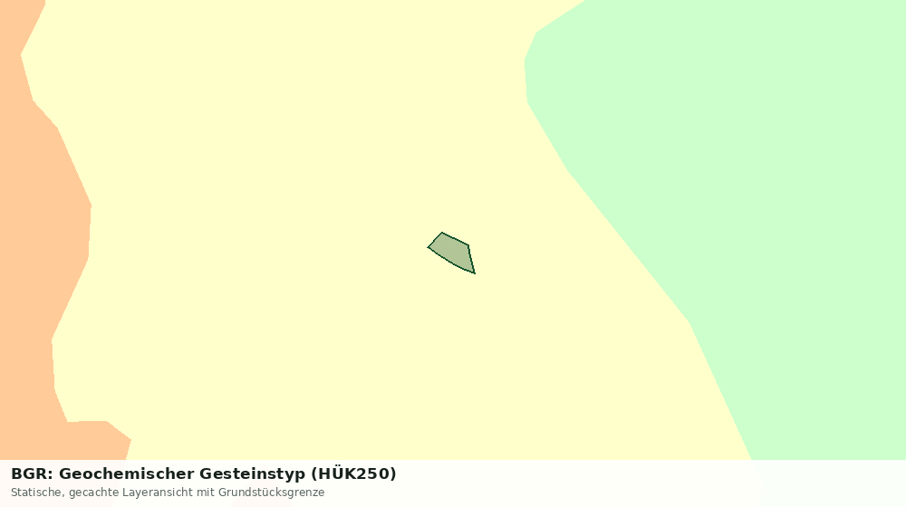 Statische Kartenansicht: BGR: Geochemischer Gesteinstyp (HÜK250)