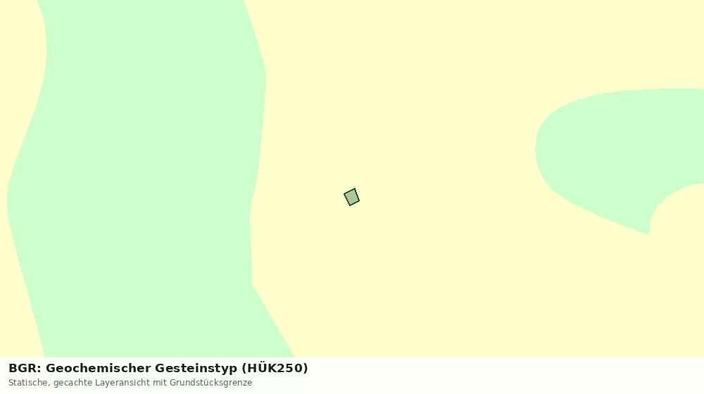 Statische Kartenansicht: BGR: Geochemischer Gesteinstyp (HÜK250)
