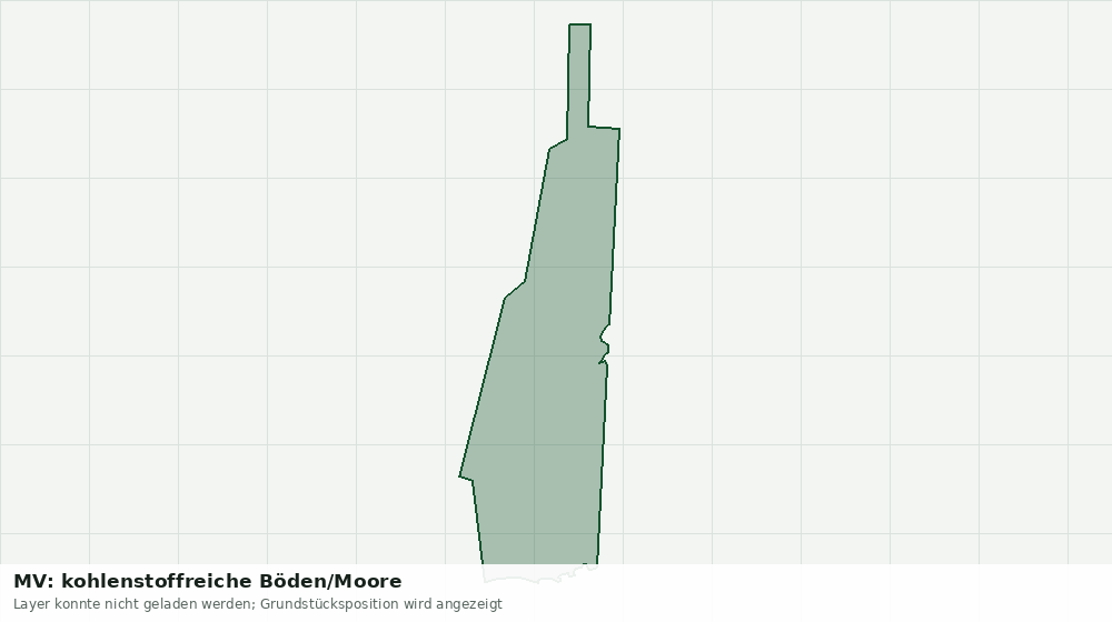Statische Kartenansicht: MV: kohlenstoffreiche Böden/Moore