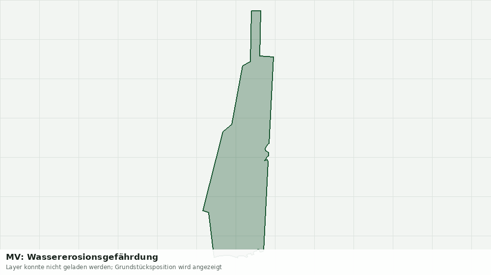 Statische Kartenansicht: MV: Wassererosionsgefährdung