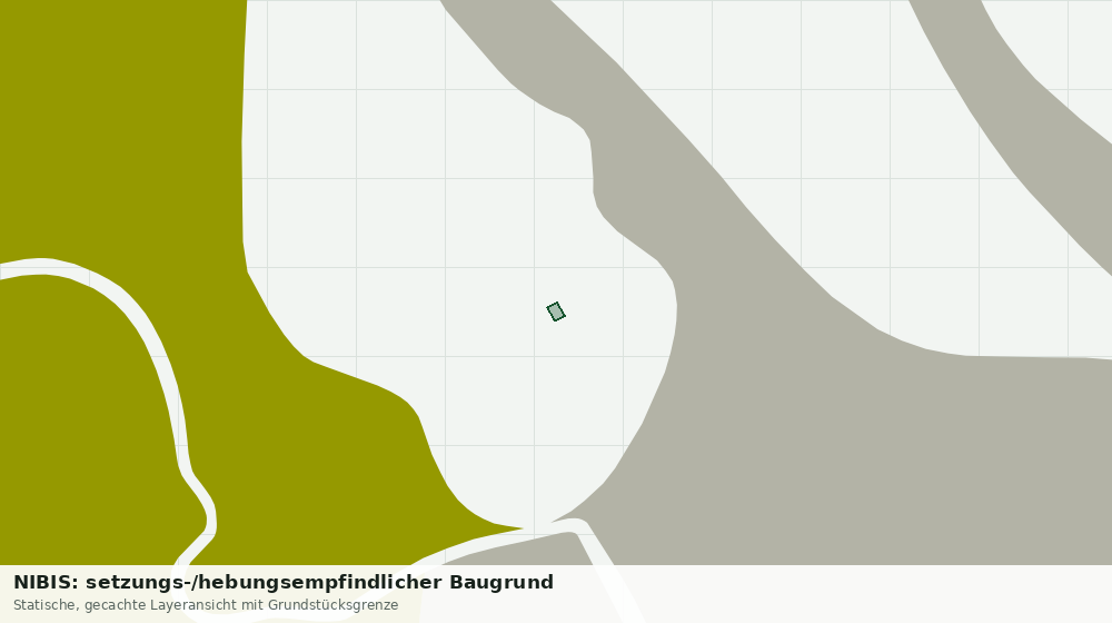 Statische Kartenansicht: NIBIS: setzungs-/hebungsempfindlicher Baugrund