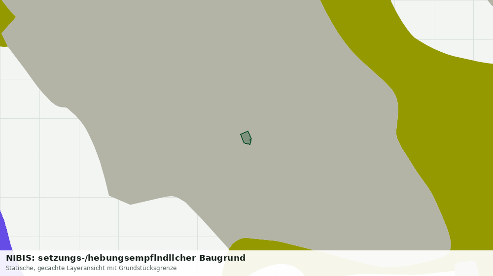 Statische Kartenansicht: NIBIS: setzungs-/hebungsempfindlicher Baugrund
