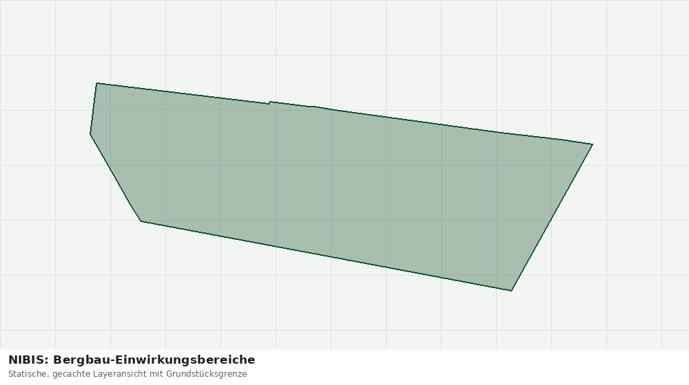 Statische Kartenansicht: NIBIS: Bergbau-Einwirkungsbereiche