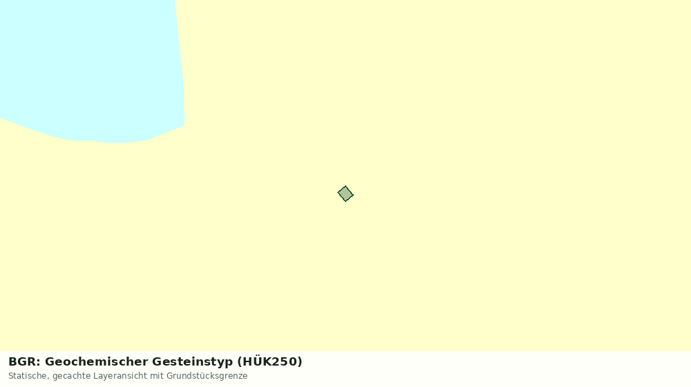 Statische Kartenansicht: BGR: Geochemischer Gesteinstyp (HÜK250)