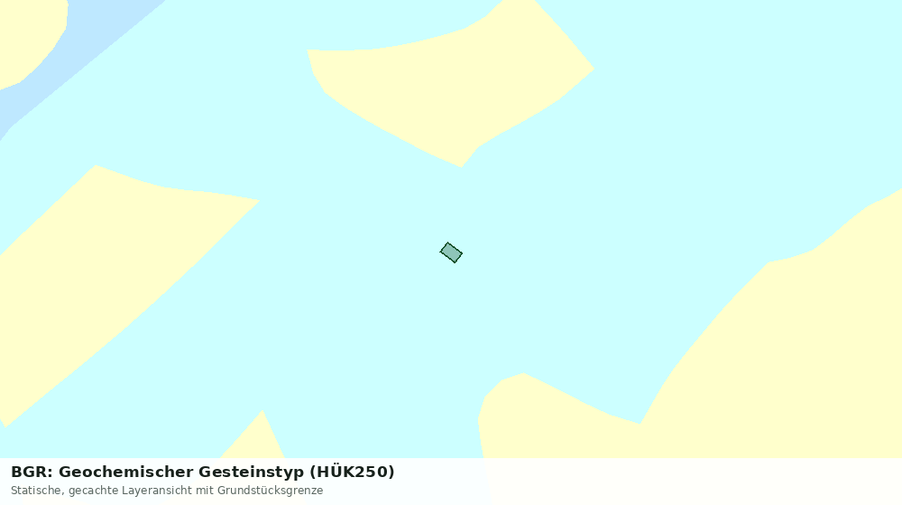 Statische Kartenansicht: BGR: Geochemischer Gesteinstyp (HÜK250)