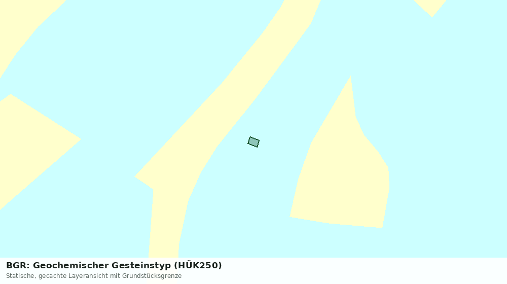 Statische Kartenansicht: BGR: Geochemischer Gesteinstyp (HÜK250)