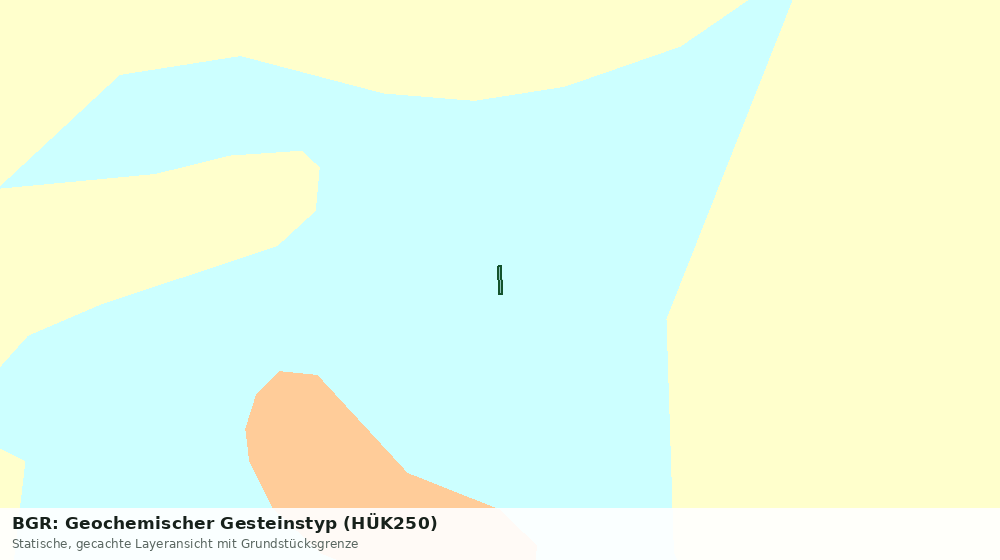 Statische Kartenansicht: BGR: Geochemischer Gesteinstyp (HÜK250)