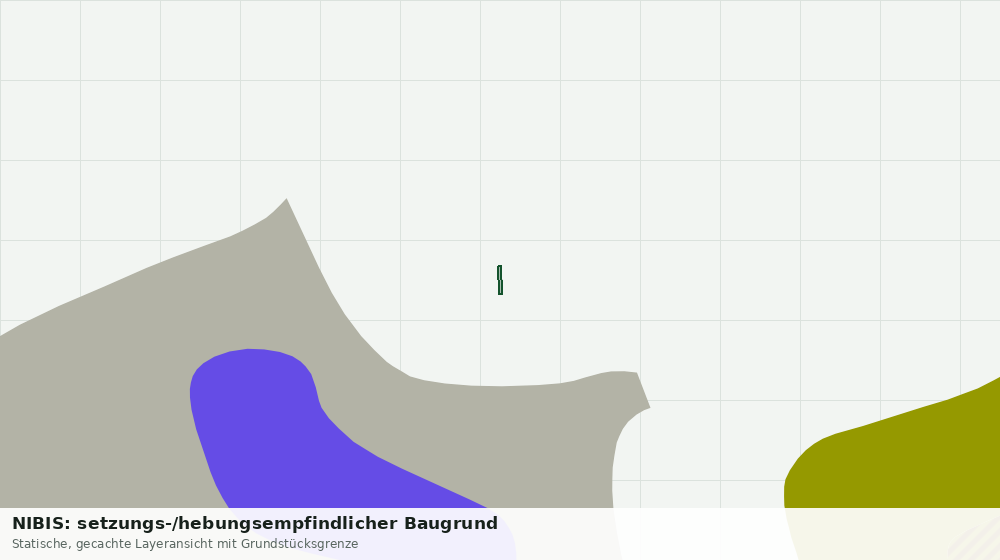 Statische Kartenansicht: NIBIS: setzungs-/hebungsempfindlicher Baugrund