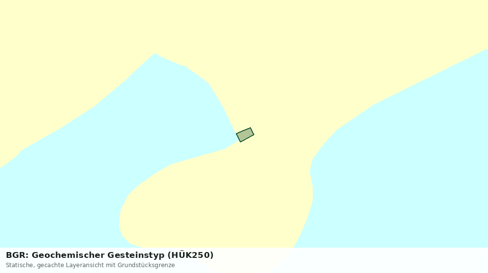 Statische Kartenansicht: BGR: Geochemischer Gesteinstyp (HÜK250)