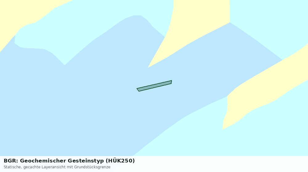 Statische Kartenansicht: BGR: Geochemischer Gesteinstyp (HÜK250)