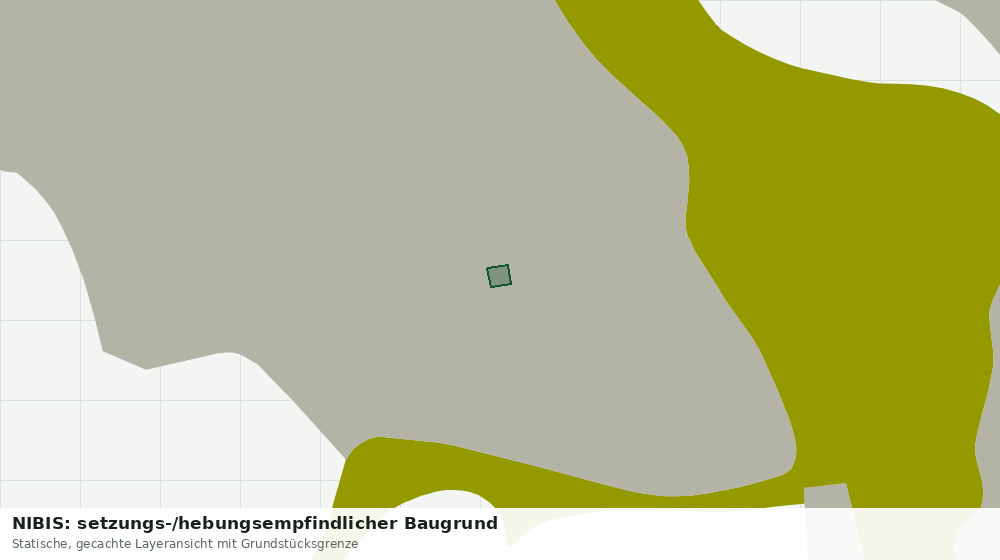 Statische Kartenansicht: NIBIS: setzungs-/hebungsempfindlicher Baugrund